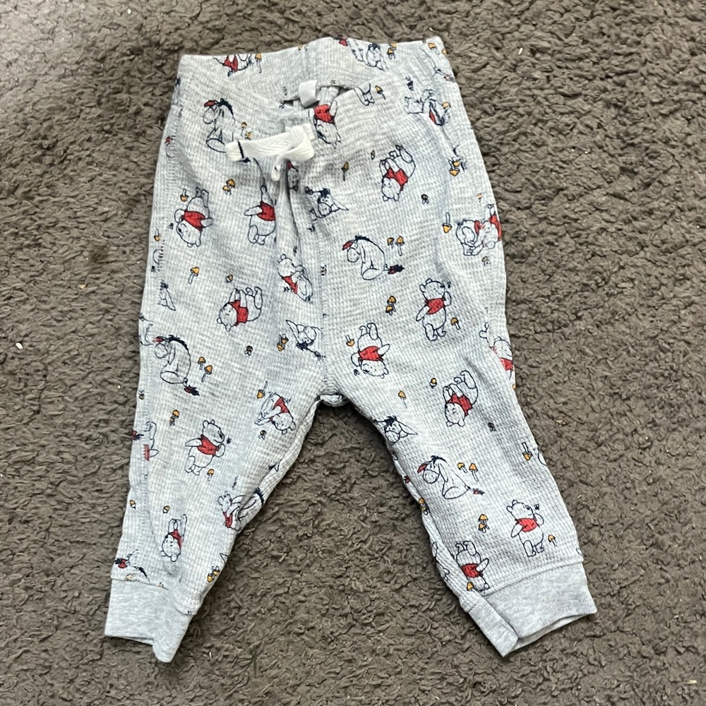 Jumping Beans Gray Kids Bottoms with Red Accents
